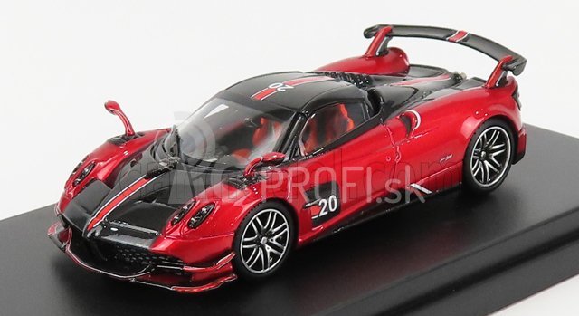 LCD model Pagani Huayra Bc Roadster N 20 2017 1:64 Červená čierna