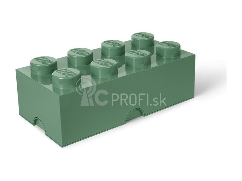 LEGO úložný box 250x500x180mm – army zelená