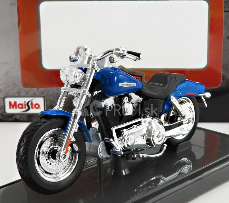  Maisto Harley Davidson Fxdfse Cvo Fat Bob 2009 1:18 Blue Met