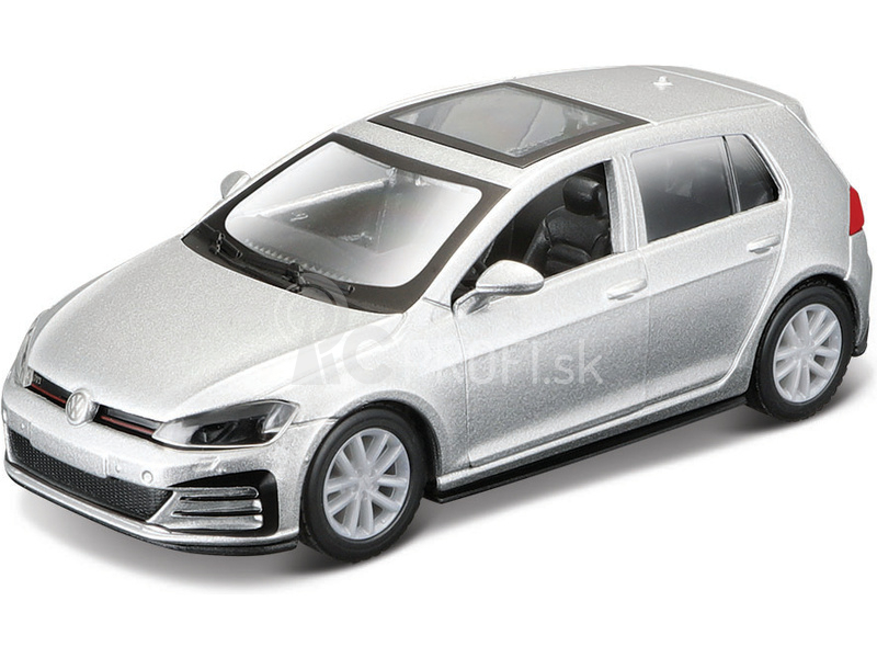 Maisto Volkswagen Golf GTI 2017 1:38 strieborná metalíza