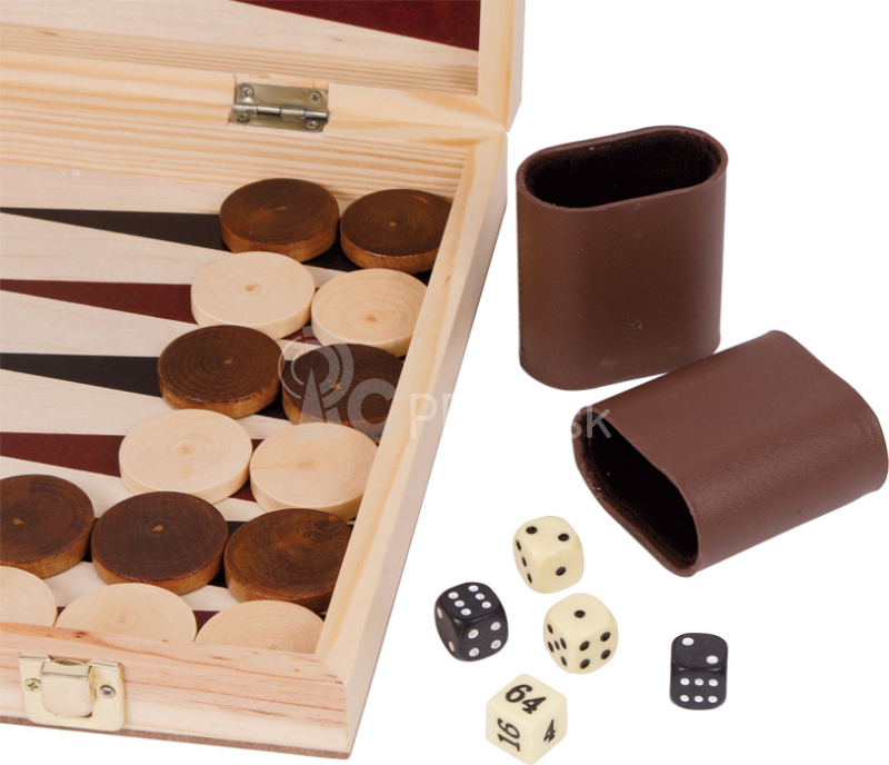 Malé puzdro na šach a backgammon