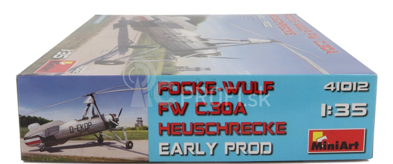 Miniart Avro Cierva C.30 Focke-wulf Fw Heuschrecke Lietadlo 1933 1:35 /