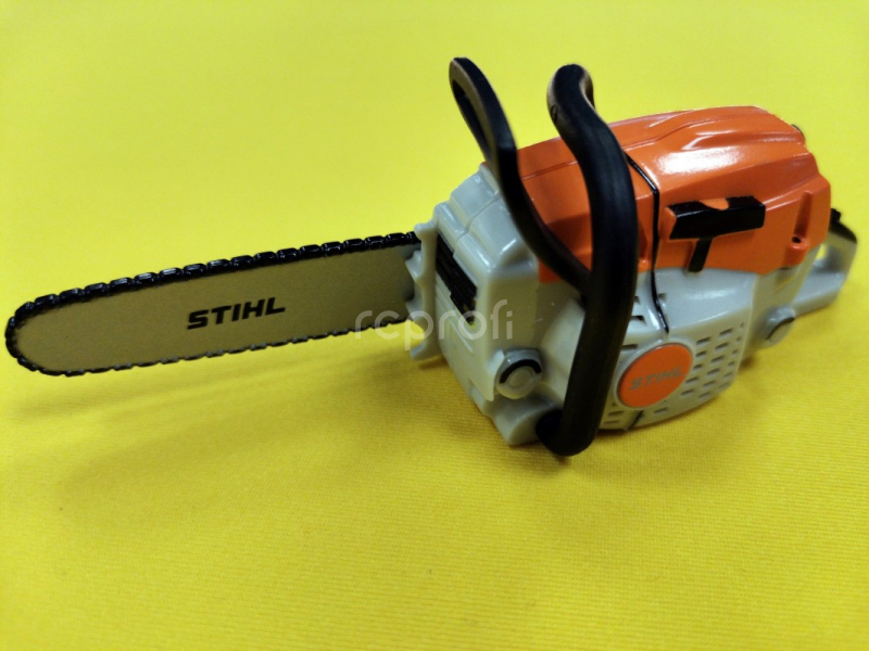 Model motorovej píly Stihl so zvukom 1:10