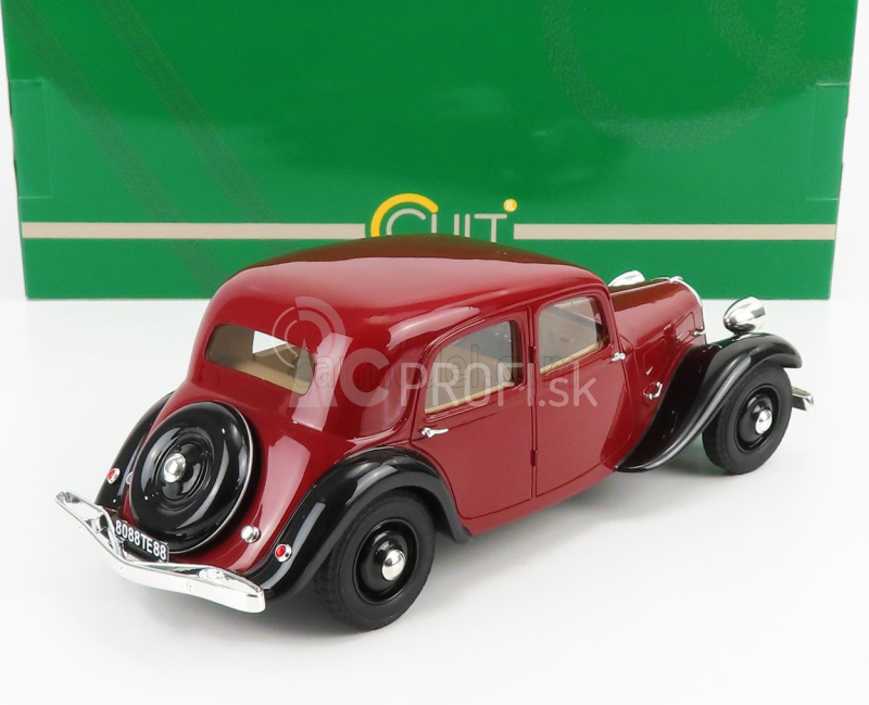 Modely v mierke Cult-scale Citroen Traction Avant 7cv 1934 1:18 Bordeaux Black