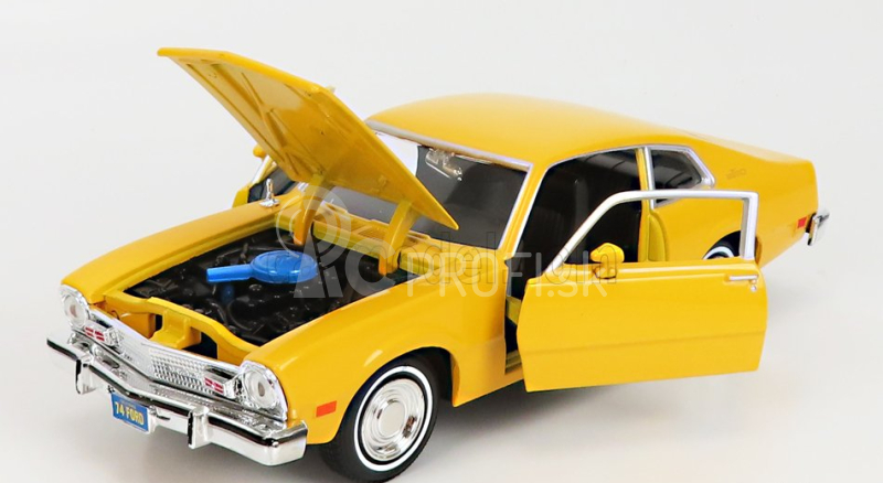 Motor-max Ford usa Maverick 1974 1:24 Žltá