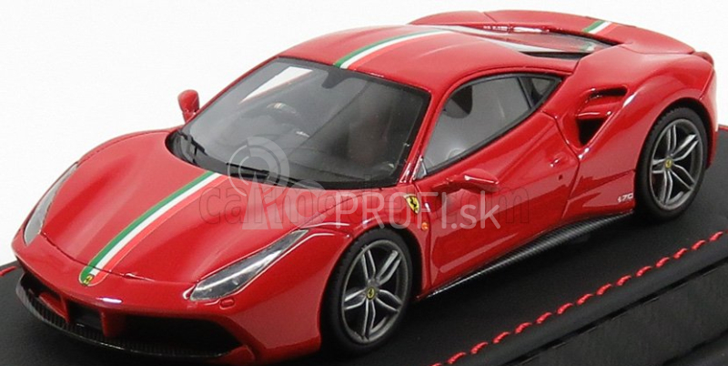 Mr-models Ferrari 488 Gtb 2017 - Inšpirované 250 Gto 1:43 Červená