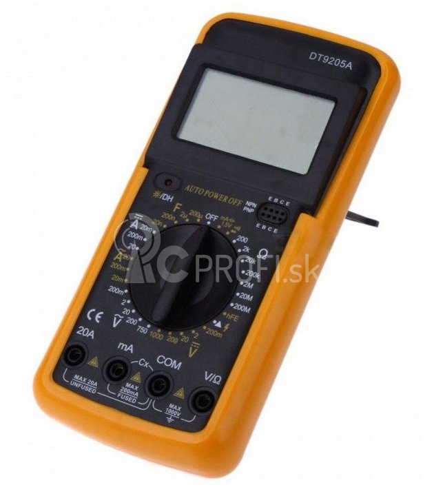 Multimeter DT9205A s LCD displejom