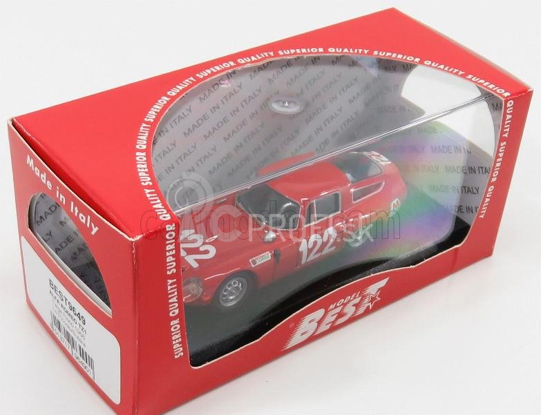 Najlepší model Alfa romeo Tz1 Scuderia Pagaso N 122 Targa Florio 1966 Lo Piccolo - Sutera 1:43 Red