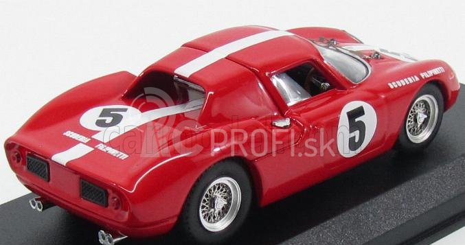 Najlepší model Ferrari 250lm Coupe N 5 1000km Paris 1964 Muller - Boller 1:43 Červená