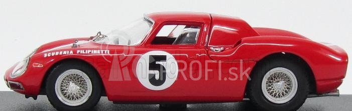 Najlepší model Ferrari 250lm Coupe N 5 1000km Paris 1964 Muller - Boller 1:43 Červená