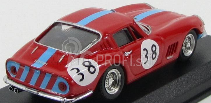 Najlepší model Ferrari 275 Gtb/4 Coupe N 38 Winner 1000km Parigi 1966 Vestey - Gaspar 1:43 Red Bluette