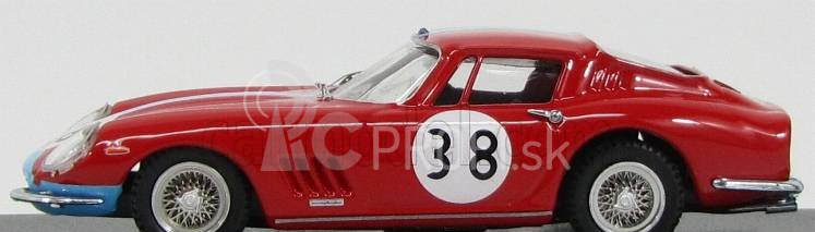 Najlepší model Ferrari 275 Gtb/4 Coupe N 38 Winner 1000km Parigi 1966 Vestey - Gaspar 1:43 Red Bluette