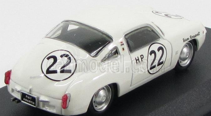 Najlepší model Fiat Abarth 750 Zagato Coupe N 22 Sebring 1960 Richards - Callanan 1:43 White