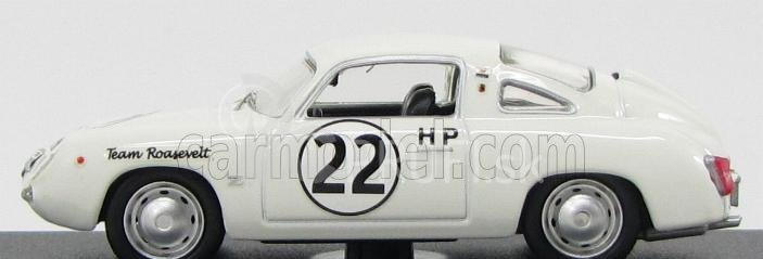 Najlepší model Fiat Abarth 750 Zagato Coupe N 22 Sebring 1960 Richards - Callanan 1:43 White