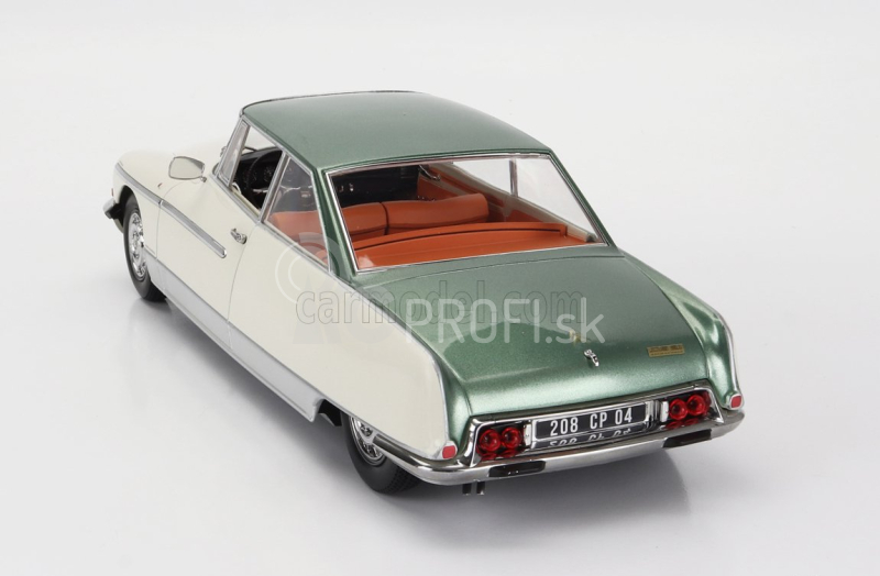 Norev Citroen Ds21 Le Leman 1968 1:18 Ivory Green Met