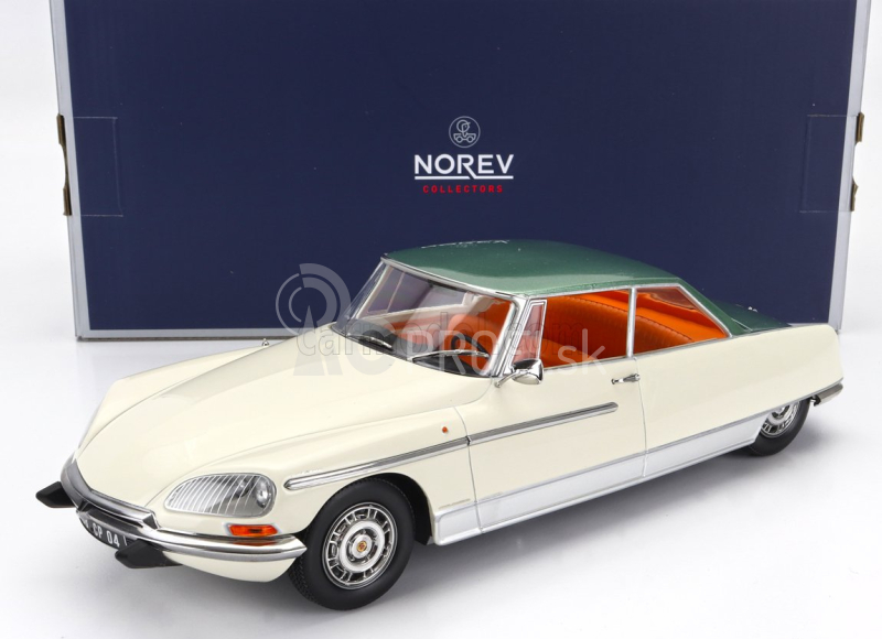 Norev Citroen Ds21 Le Leman 1968 1:18 Ivory Green Met