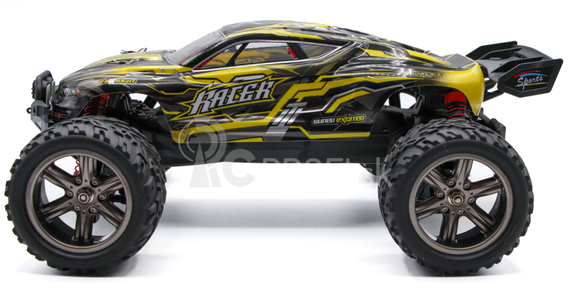 RC auto X9116 Challenger truggy, žltá + náhradná batéria