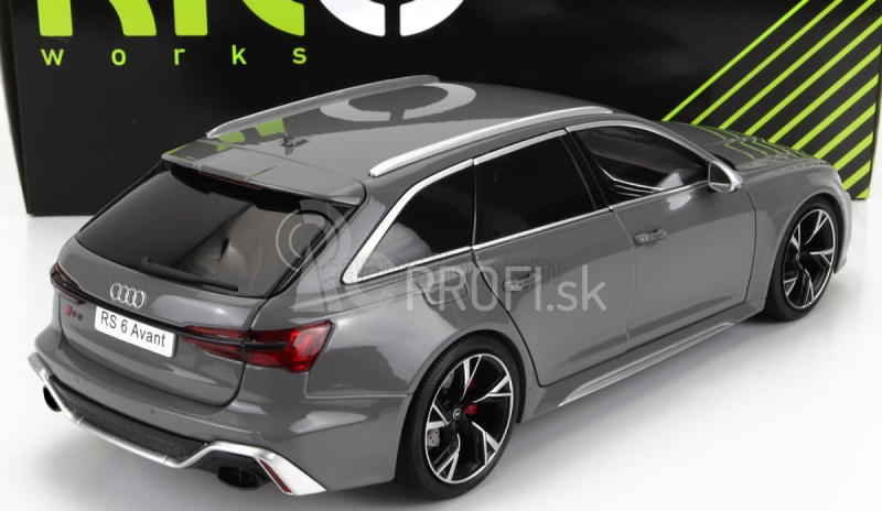 Nzg Audi A6 Rs6 Avant Sw Station Wagon 2021 1:18 Nardo Grey