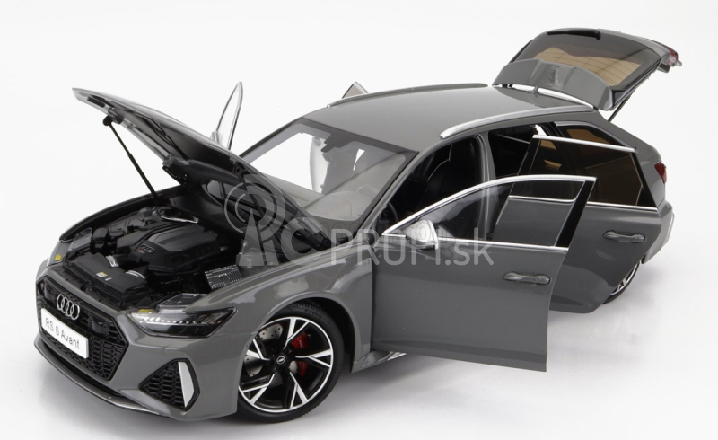 Nzg Audi A6 Rs6 Avant Sw Station Wagon 2021 1:18 Nardo Grey