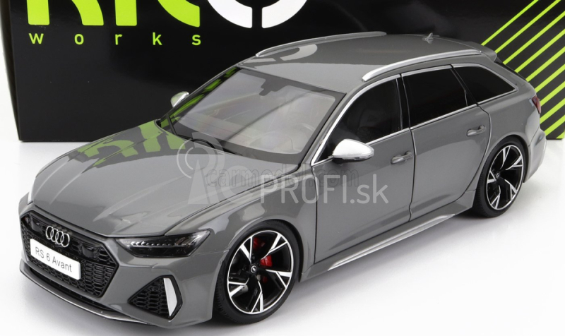 Nzg Audi A6 Rs6 Avant Sw Station Wagon 2021 1:18 Nardo Grey