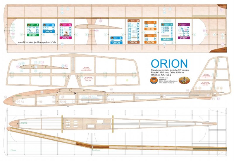 ORION RC model kit Hiesb.