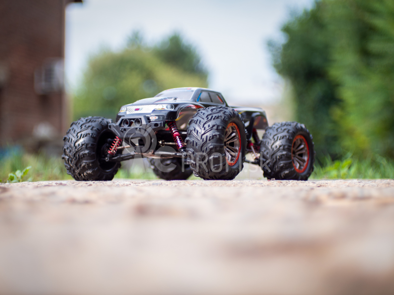 RC monster truck 9125, červená + náhradná batéria