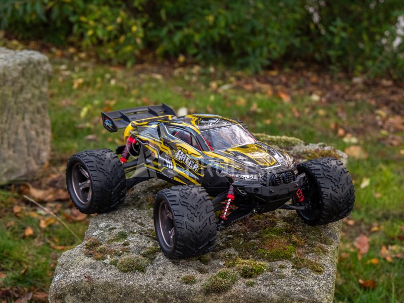 RC auto X9116 Challenger truggy, žltá + náhradná batéria