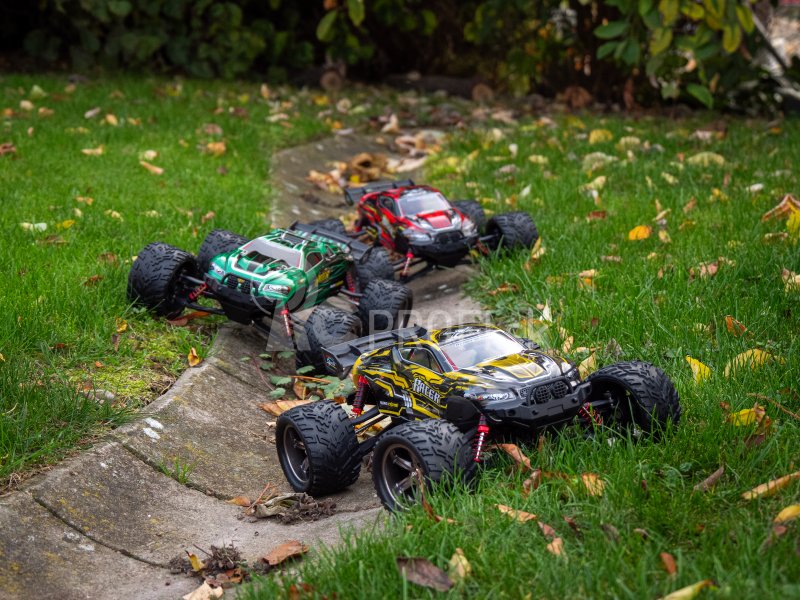 RC auto X9116 Challenger truggy, žltá + náhradná batéria