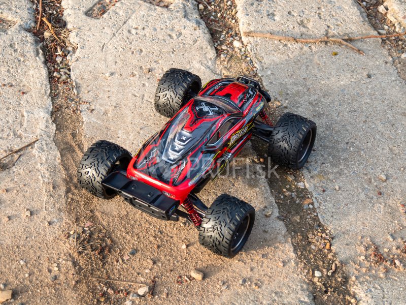 RC auto X9116 Challenger truggy, červená + náhradná batéria