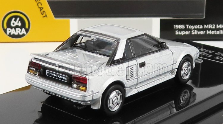 Paragon-models Toyota Mr2 Mki 1985 1:64 strieborná