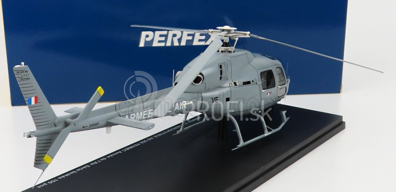 Perfex Aerospatiale As 555 Fennec Helicopter Armee De L'air 1990 1:43 Military Grey