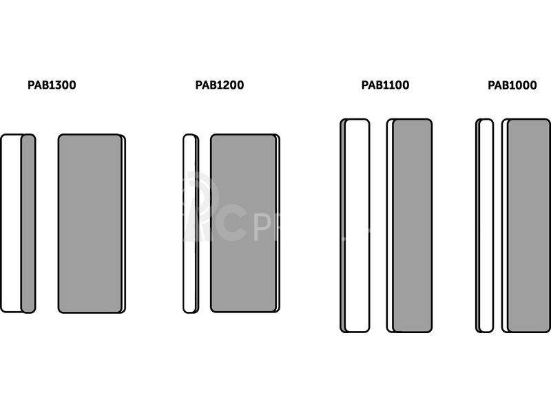 Pružný brúsny kotúč Modelcraft 90x60x12mm (sada P2000, P3000)