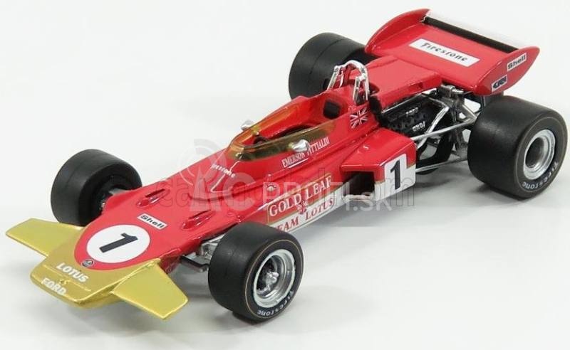 Quartzo Lotus F1 72d Team Lotus N 1 French Gp 1971 E.fittipaldi 1:43 Červené zlato