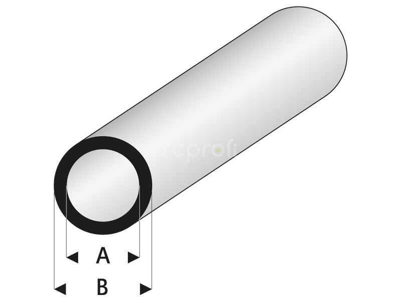 Raboesch profil ASA rúrka 1x2x1000mm