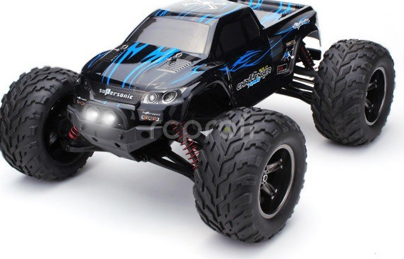 RC auto X9115 Challenger monster, modrá + náhradná batéria