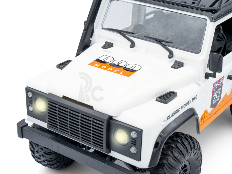 RC auto Land Rover Trail 1/12 RTR 4WD, biela + náhradná batéria