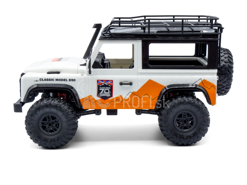 RC auto Land Rover Trail 1/12 RTR 4WD, biela + náhradná batéria