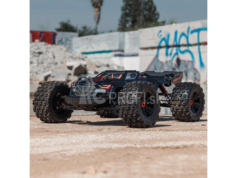 RC auto Arrma Kraton 8S BLX 1:5 4WD EXB RTR, čierne