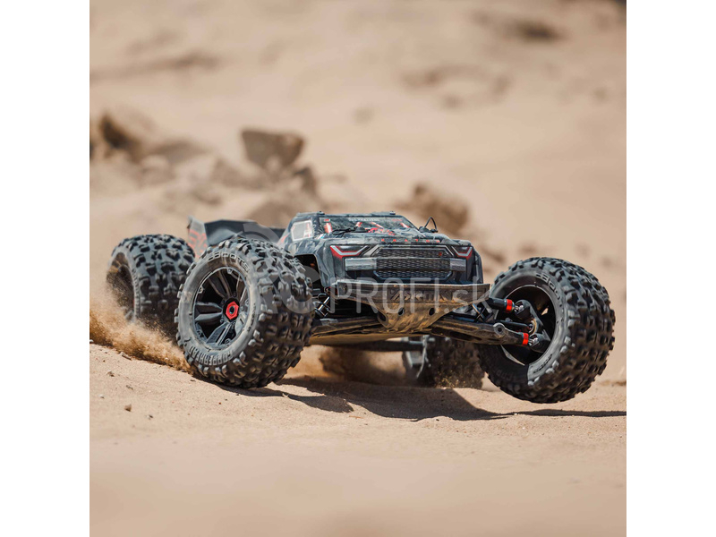 RC auto Arrma Kraton 8S BLX 1:5 4WD EXB RTR, čierne