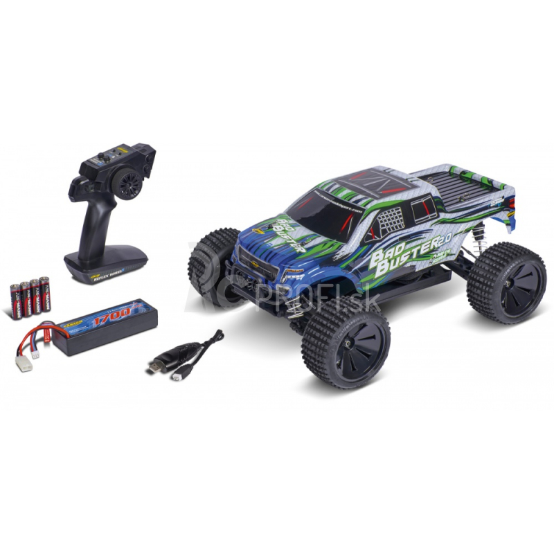 RC auto Bad Buster 2.0, modré