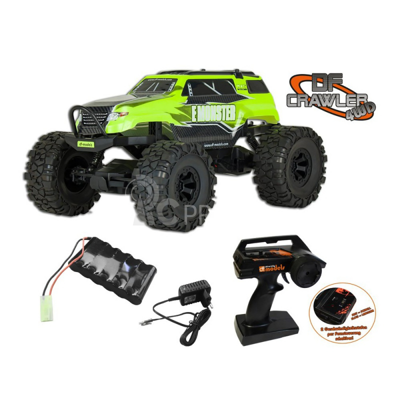 RC auto Crawler df-models, zelená