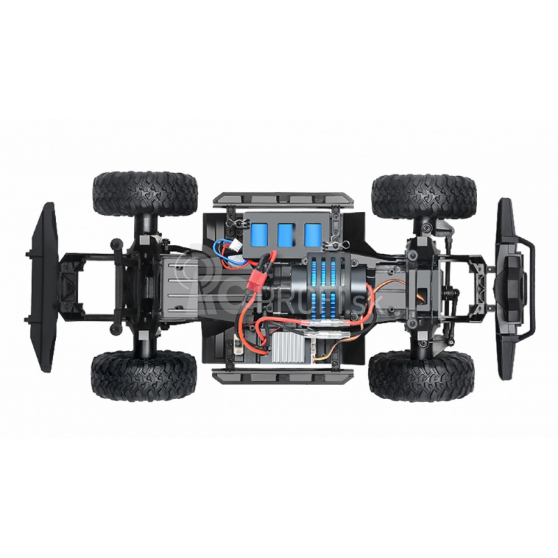 RC auto Dirt Climbing Pickup Race Crawler, modré