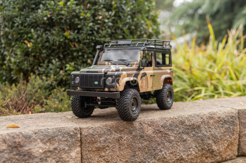 RC auto Land Rover Trail V2 1/12 RTR 4WD, kamufláž