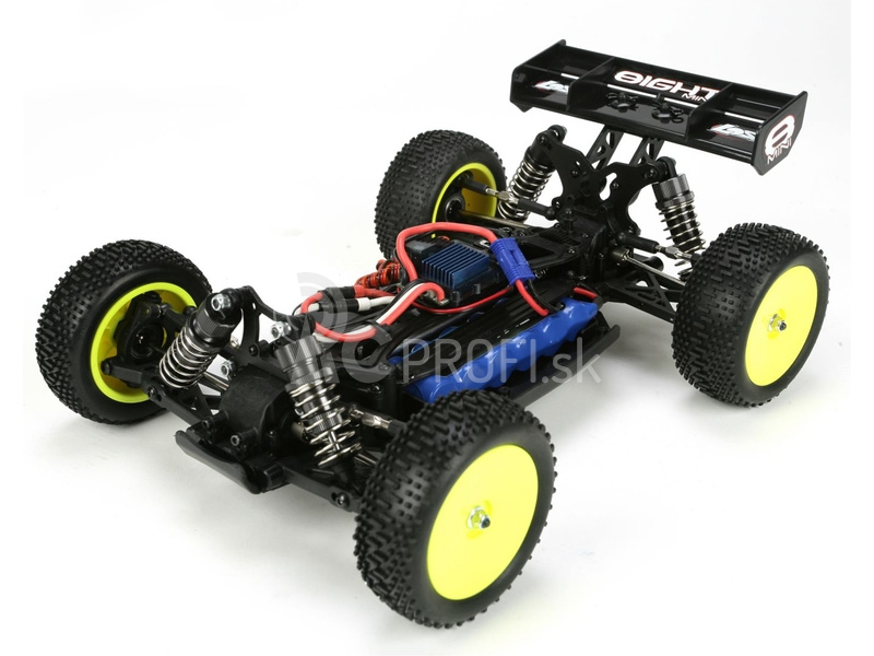 RC auto Losi Mini 8IGHT 1:14, čierna