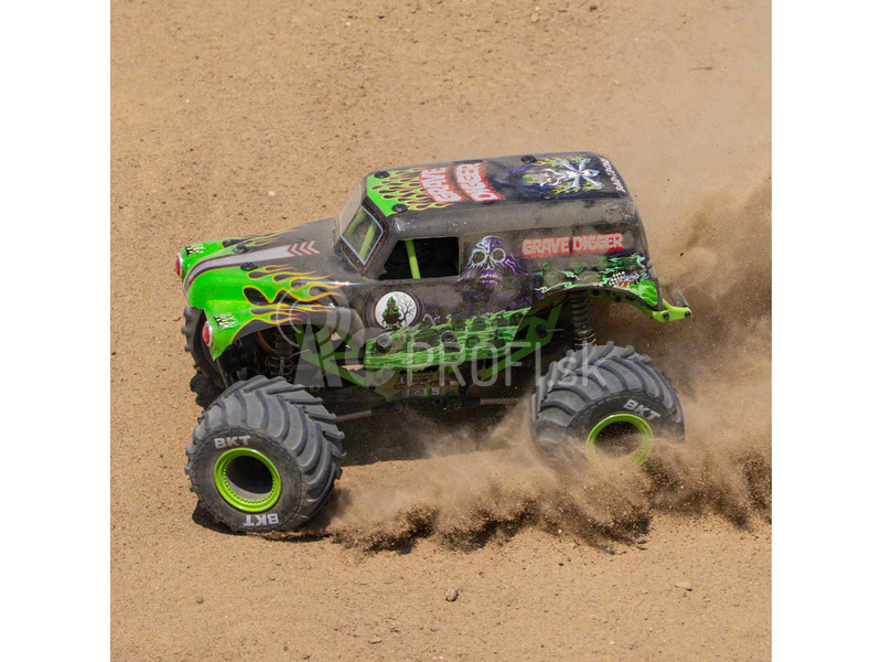 RC auto Losi Mini LMT 1:18 4WD RTR Grave Digger