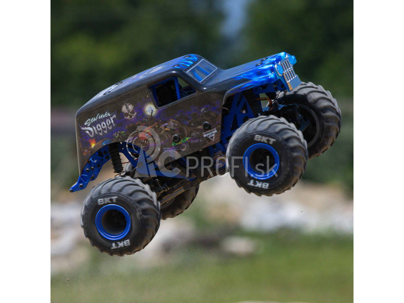 RC auto Losi Mini LMT 1:18 4WD RTR Grave Digger