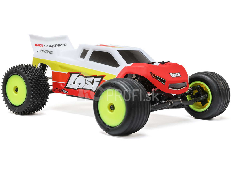 RC auto Losi Mini-T 2.0 V2 Brushless 1:18 RTR, červené