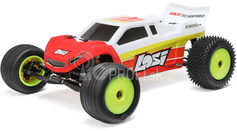 RC auto Losi Mini-T 2.0 V2 Brushless 1:18 RTR, červené