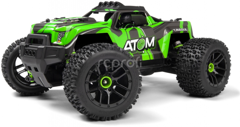 RC auto Maverick Atom AT1 1/18 4WD Electric Truck, zelené