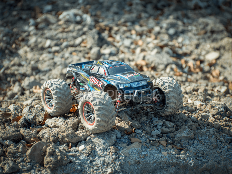 RC monster truck 9125, červená + náhradná batéria